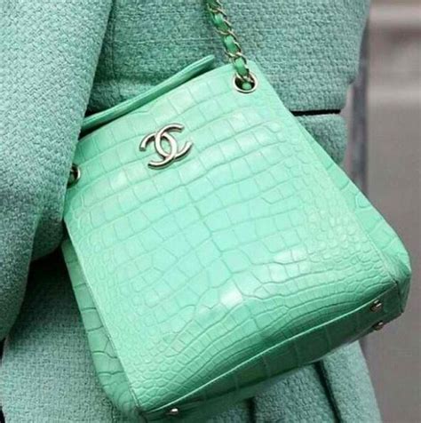 chanel crocodile mint green|Chanel color chart.